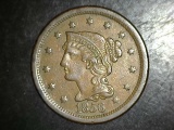 1856 Large Cent EF