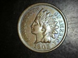 1902 Indian Head Cent XF/AU