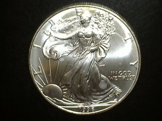 1996 1 oz. Silver American Eagle BU