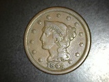 1845 Large Cent VF+