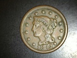 1847 Large Cent F/VF