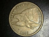 1858 Flying Eagle Cent Small Letters VF