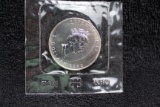 1990 $5 1 oz. Silver Canadian Maple Leaf BU RCM Sealed