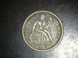 1889 Seated Liberty Dime VF