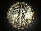 1938 D Walking Liberty Half Dollar F