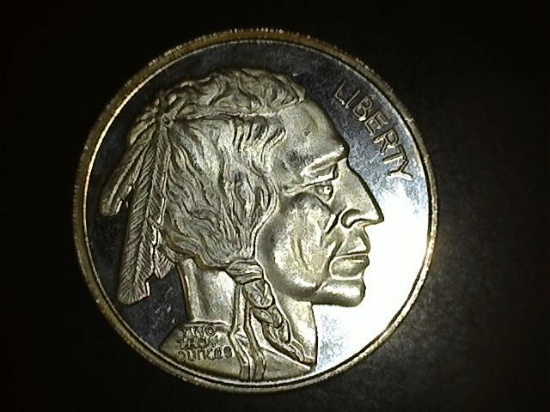 2 oz. Silver Buffalo Round