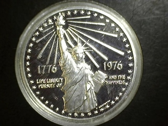 1976 Silver American Revolution Bicentennial Medal