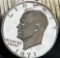 1971 Silver Eisenhower Ike Dollar Gem Proof Coin!