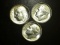 1949 P-D-S Lot of 3 Brilliant Uncirculated Dimes!