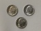 1954 P-D-S Lot of 3 Brilliant Uncirculated Dimes!