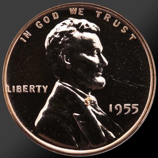 1955 Lincoln Cent Penny Gem Proof Coin!