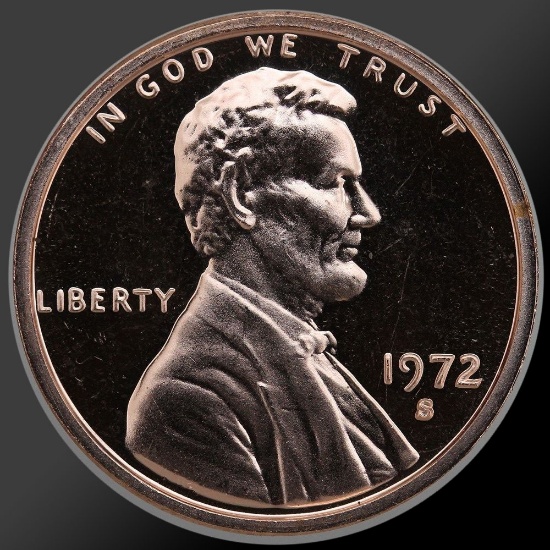 1972 Lincoln Cent Penny Gem Proof Coin!