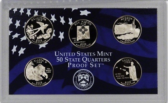 2008 Washington State Quarters Set Gem Proof Coin!