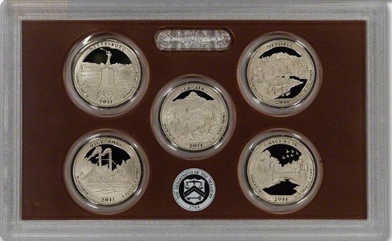 2011 National Parks Quarters Set Gem Proof Coin!