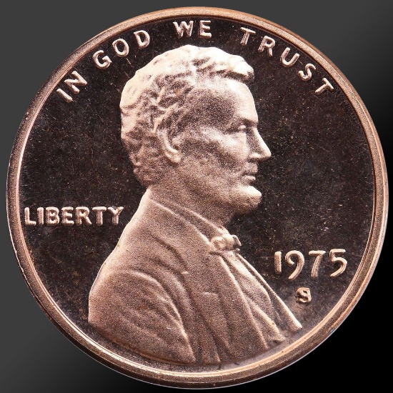 1975 Lincoln Cent Penny Gem Proof Coin!