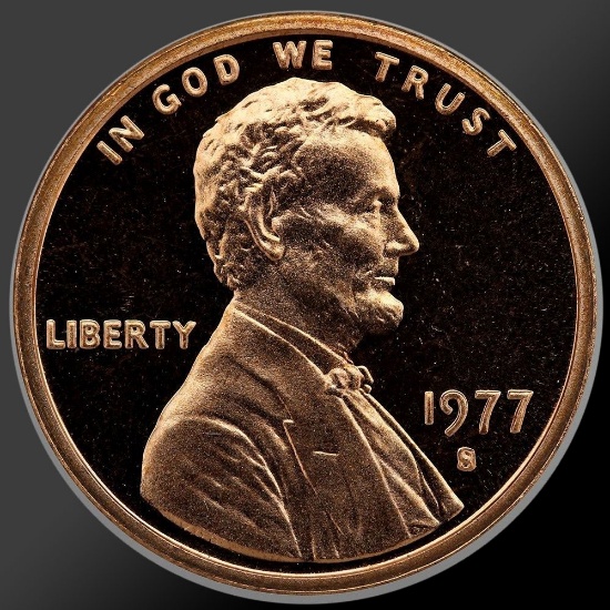 1977 Lincoln Cent Penny Gem Proof Coin!