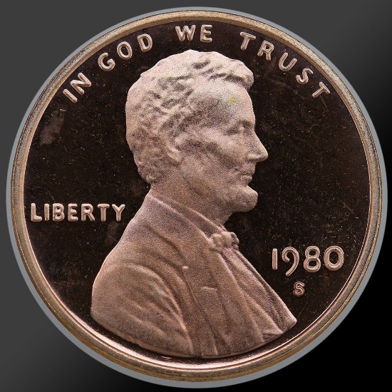1980 Lincoln Cent Penny Gem Proof Coin!