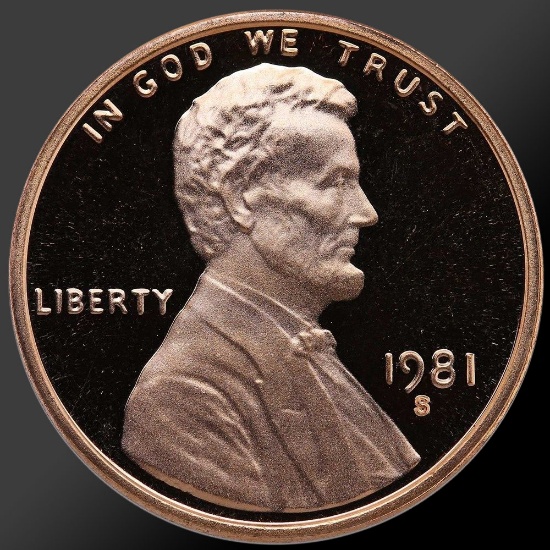 1981 Lincoln Cent Penny Gem Proof Coin!