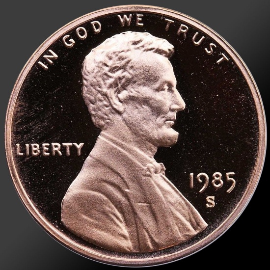 1985 Lincoln Cent Penny Gem Proof Coin!