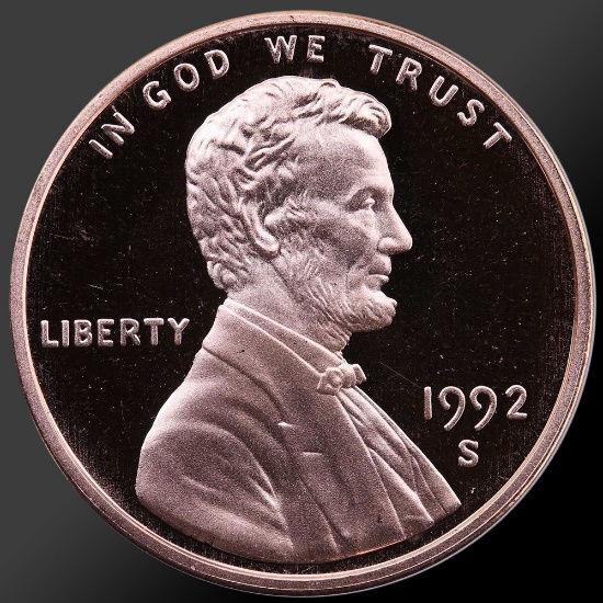 1992 Lincoln Cent Penny Gem Proof Coin!