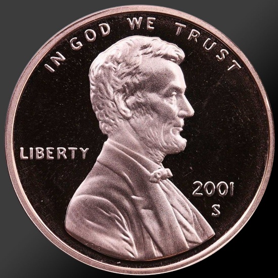 2001 Lincoln Cent Penny Gem Proof Coin!