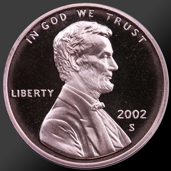 2002 Lincoln Cent Penny Gem Proof Coin!