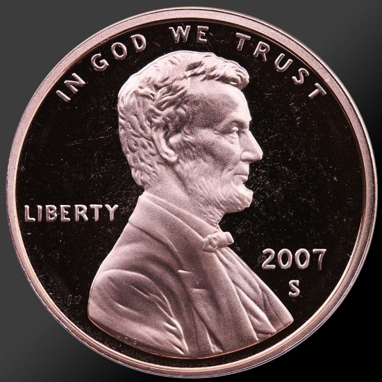 2007 Lincoln Cent Penny Gem Proof Coin!
