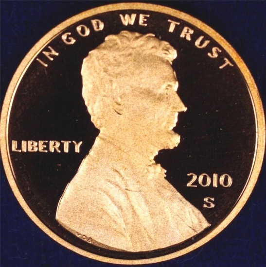 2010 Lincoln Cent Penny Gem Proof Coin!