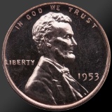 1953 Lincoln Cent Penny Gem Proof Coin!