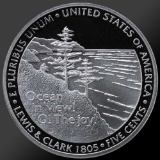 2005 Jefferson Nickel Ocean View Gem Proof Coin!