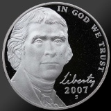 2007 Jefferson Nickel Gem Proof Coin!