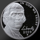 2009 Jefferson Nickel Gem Proof Coin!