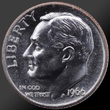 1966 Roosevelt Dime Gem SMS Coin!