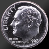 1967 Roosevelt Dime Gem SMS Coin!