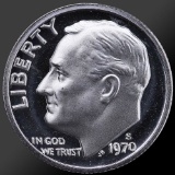 1970 Roosevelt Dime Gem Proof Coin!