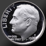 1980 Roosevelt Dime Gem Proof Coin!