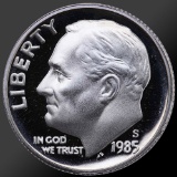 1985 Roosevelt Dime Gem Proof Coin!