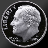 1995 Roosevelt Dime Gem Proof Coin!