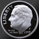 2003 Roosevelt Dime Gem Proof Coin!