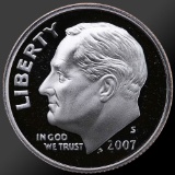 2007 Roosevelt Dime Gem Proof Coin!