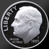 1993 90% Silver Roosevelt Dime Gem Proof Coin!