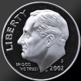 2002 90% Silver Roosevelt Dime Gem Proof Coin!