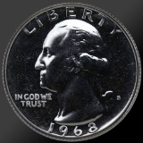1968 Washington Quarter Gem Proof Coin!