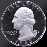 1983 Washington Quarter Gem Proof Coin!