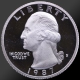 1987 Washington Quarter Gem Proof Coin!