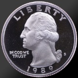 1989 Washington Quarter Gem Proof Coin!