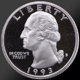 1993 Washington Quarter Gem Proof Coin!