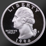 1994 Washington Quarter Gem Proof Coin!
