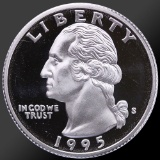 1995 Washington Quarter Gem Proof Coin!