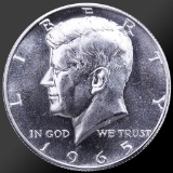 1965 Kennedy Half Dollar Gem SMS Coin 40% Silver!